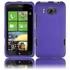   Purple Hard Case Cover for HTC Titan II 2 Cell Phones & Accessories