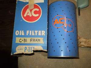 1941 58 CHEVY TRUCK AC OIL FILTER IN BOX NOS P 117  