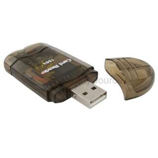 USB 2.0 SD SDHC MMC Memory Card Reader+Hard Camera Case  