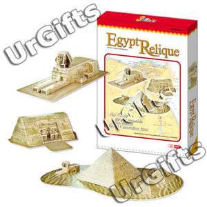 Paper Cardboard 3D Puzzle Model Egypt Reliques 3 Mini NEW  