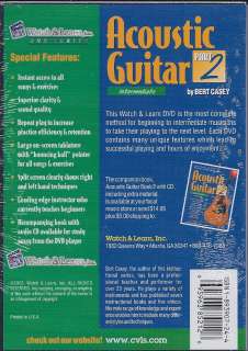 ACOUSTIC GUITAR Part 2 Intermediate Level Method DVD  