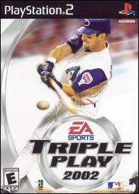 Triple Play 2002 PS2 PLAYSTATION MLB hit baseball game  
