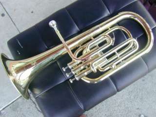 Mexican Banda Alto Horn Eb Gold Brass leadpipe 798936802507  