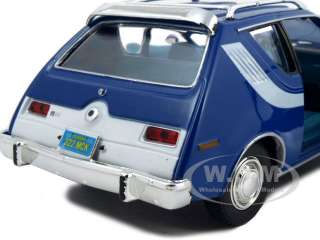 1974 AMC GREMLIN X BLUE 124 DIECAST MODEL CAR  