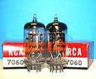 7060 RCA NOS NIB radio amplifier vintage ham cb vacuum tubes 2 tube 