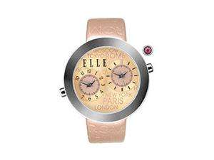    Elle Lifestyles Collection Dual Time Gold tone Dial Women 