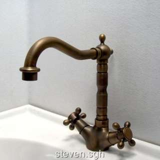 2010 Antique Brass Kitchen Sink Faucet / Mixer Tap K016  
