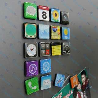 18 Magnet pcs Iphone iPod APP Apple Touch Icon fridge  