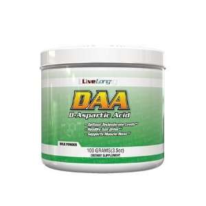  LiveLong D Aspartic Acid (DAA) 100g Health & Personal 