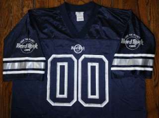   ROCK CAFE LAS VEGAS #00 Football JERSEY Shirt Mens XL Authentic/Music