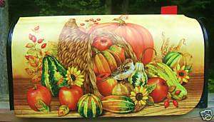 MAGNETIC MAILBOX COVER FALL AUTUMN HARVEST THANKSGIVING  