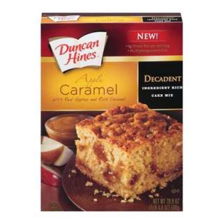 Duncan Hines Carmel Apple Decadent Cake Mix   20.8 oz. product details 