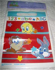 Baby LOONEY TUNES Party Supplies FAVOR BAGS LOOTS First Treats Tweety 