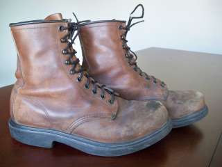 Vintage Red Wing Hunting Sport Leather Shell Mens Work Birding Boots 