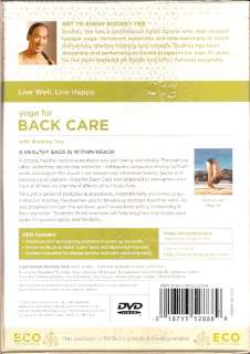 YOGA FOR BACK CARE w Rodney Yee Pain & Aches Relief DVD  