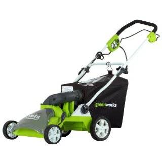 Greenworks 26262 16 Inch 14 Amp Electric Lawn Vacuum With Single Lever 