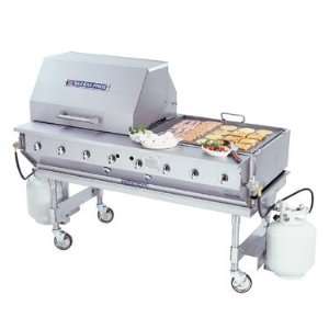  Bakers Pride CBBQ 60S Outdoor Charbroiler Gas Kitchen 
