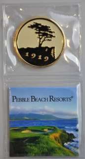 PEBBLE BEACH Golf Links Logo MAGNACOIN Ball Marker  