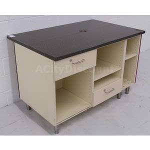 USED RETAIL SERVICE CASH REGISTER COUNTER STORAGE CABINET  