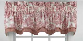 VICTORIA PARK Red 70 wide Bradford Valance is BRAND NEW/ FIRST 