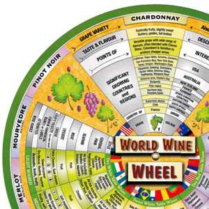 World Wine Wheel   Wine Connoisseur & Tasting Info  