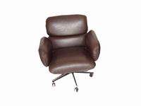 Zapf Knoll Brown Leather Low Back Side Office Chair  