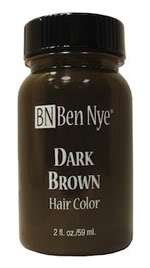 Ben Nye Dark Brown Liquid Hair Color 2 fl. oz. Makeup BH 2  