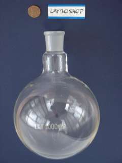 New ROUND BOTTOM FLASK 1000 ml Pyrex Lab Glass Boiling  