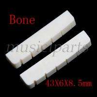Electric Guitar Bone nuts Slotted 2 pieces