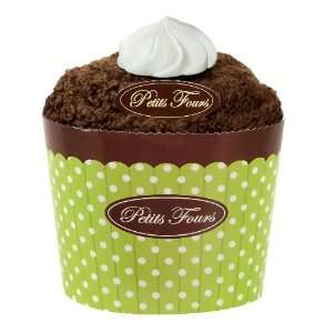   Fours Two Piece Chocolate Cupcake Soap and Towel Set