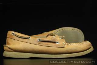 Sperry Top Sider Boat Shoe Leather 0197640 BROWN 9.5  
