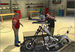 American Chopper PC CD motorcycle race simulation game  