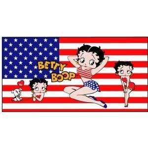  Betty Boop Patriotic USA Beach Towel: Everything Else
