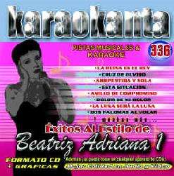 Karaokanta KAR 4336 Beatriz Adriana Spanish Karaoke CDG  