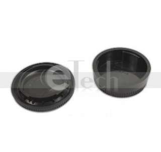 Rear Lens Cover + Camera Body Cap For Nikon DSLR & SLR DC12B D7000 