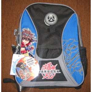  Bakugan Battle Brawlers Large Blue Black Backpack Toys 