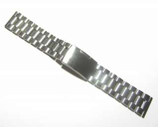22mm High Quality Stainless Steel Watch Band   Solid Links  