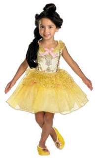 Child Small Girls Belle Ballerina Costume   Disneys Be  