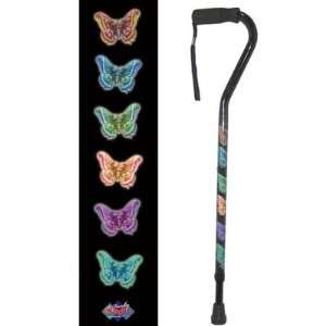    BFunky Mobility Walking Canes B6228 Butterfly Offset Cane Baby