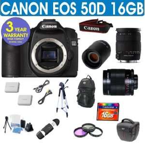  Canon EOS 50D + Sigma 18 200mm OS Lens + 500mm Mirror Lens 