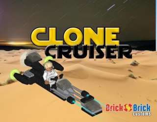 Lego Star Wars Clone Cruiser Custom Set w/ Clonetrooper  