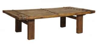 56 Large door coffee table reclaimed old wood iron spectaculr  