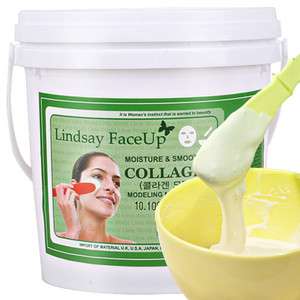 000ml Face Collagen Modeling Mask Powder Pack Moisture Rubber ball 