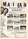 1961~MIAMI BEACH~Travel Tourism Vacation Promo~Vintage 