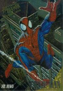 Spider Man 1995 Fleer Ultra Golden Web #7 Spider Man  