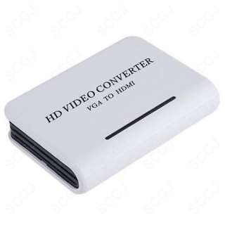 NEW VGA to HDMI HD Video 1080P Converter Box Adapter For PS3 XBOX 360 