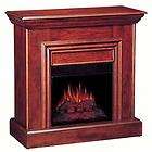 Electric Fireplace Heater Cherry Wall Mantle Clean Safe