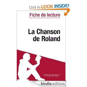 La Chanson de Roland (Fiche de lecture) (French Edition) Vincent 