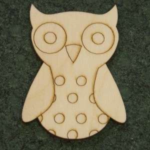 Owl   Engraved Craft Shape Cut Out ~* WoodCuts *~ 0219A  