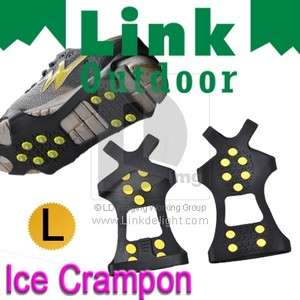 10 tacks Non ANTI SLIP CRAMPONS GRIP ICE CLEATS/SNOW TRACTION AID 